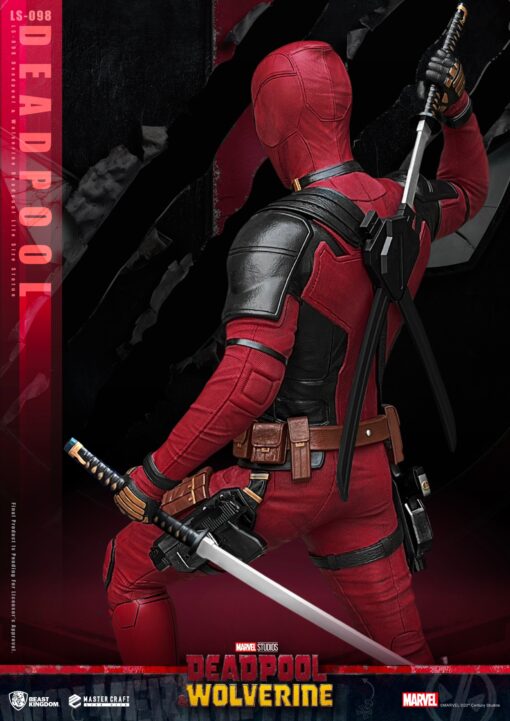 Beast Kingdom LS-098 Deadpool & Wolverine Deadpool Life Size Statue - Image 5