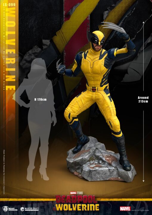 Beast Kingdom LS-099 Deadpool & Wolverine Wolverine Life Size Statue - Image 4