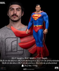 Alternative view of SUPERMAN DC TRINITY Legacy Replica 1/4 - Iron Srudios