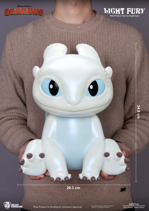 How to Train Your Dragon Series Vinyl Functional Figurines : Light Fury - Beast Kingdom - Image 2