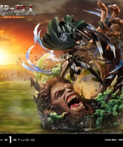 Alternative view of Ultimate Premium Masterline TV animation Attack On Titan Levi versus Beast Titan Bonus Version - Prime1Studio