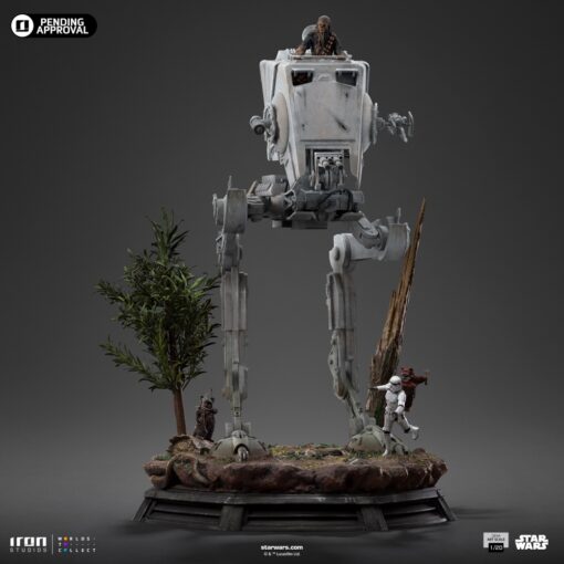 AT-ST and Chewbacca - Star Wars - Demi Art Scale 1/20 - Iron Studios - Image 5