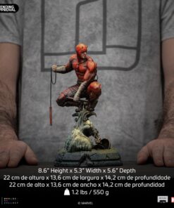 Alternative view of Daredevil Unleashed - Marvel Comics - Art Scale 1/10 - Iron Studios