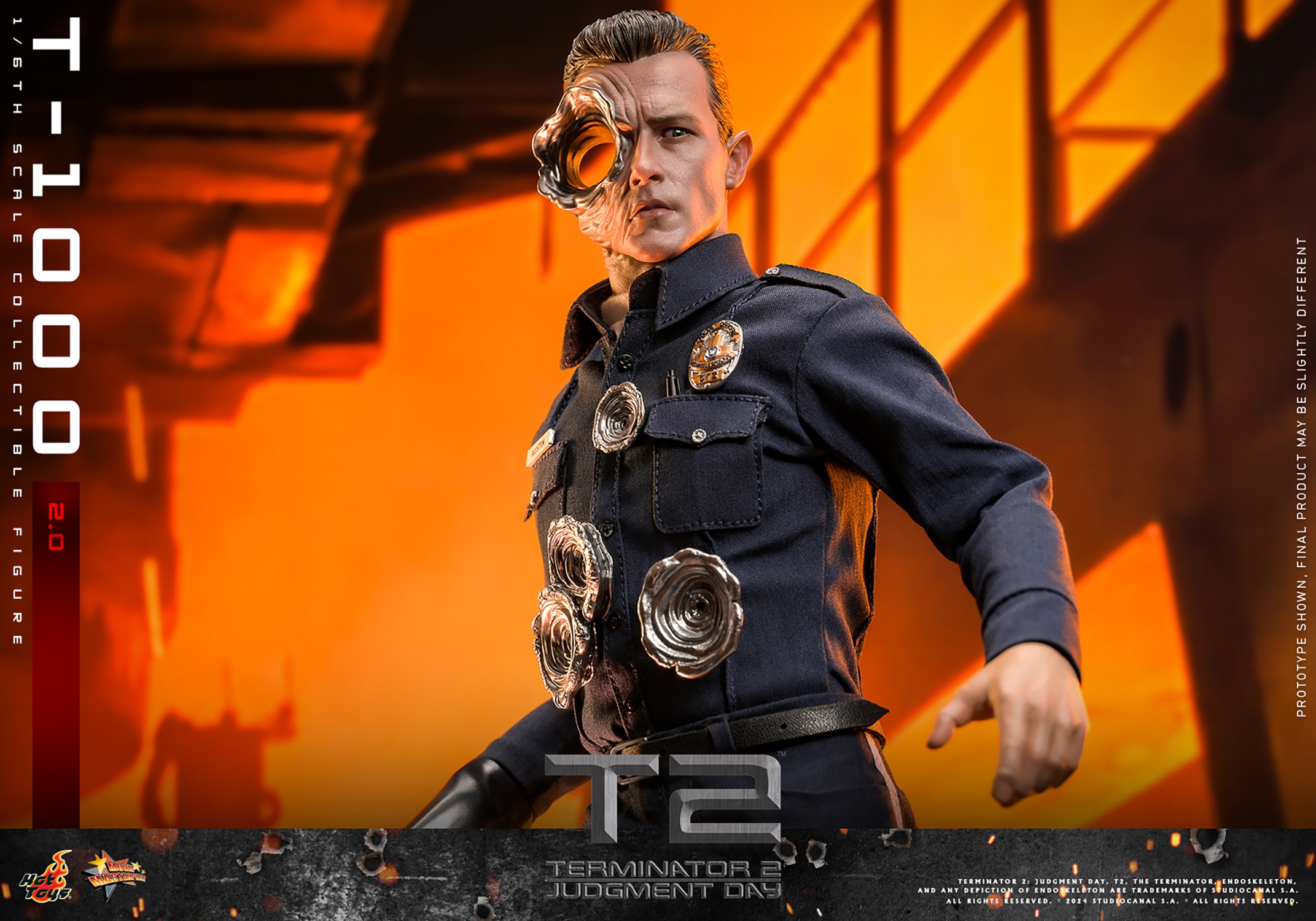 T-1000 (2.0) Sixth Scale Figure – Hot Toys - Figuristi Store