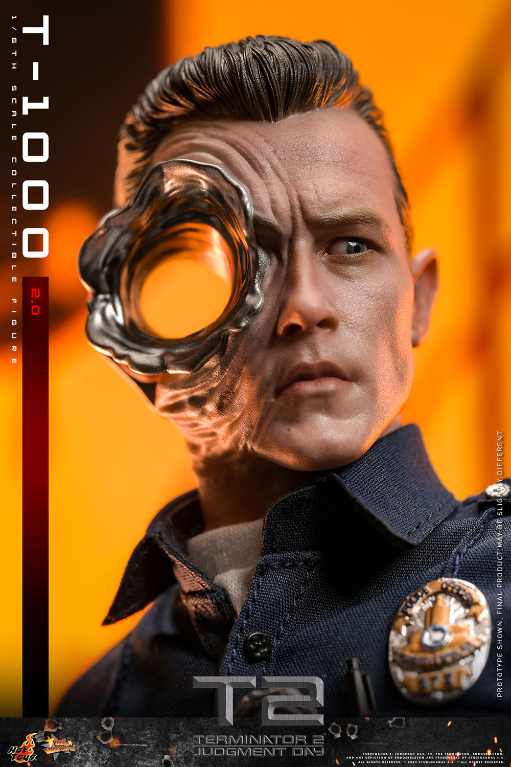 makko ホットトイズ Hottoys T-1000 2.0版 T-1000 (2.0) Sixth Scale Figure by Hot Toys | Sideshow Collectibles