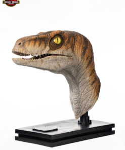 ELITE CREATURE COLLECTIBLE PRESENTS: The Lost World: Jurassic Park Male Velociraptor Life-Size Bust - Image 5