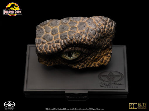 ELITE CREATURE COLLECTIBLES PRESENTS: Jurassic Park Screen-Used Stan Winston Studio Velociraptor Eye Reproduction - Image 15