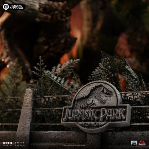 T-Rex Chase Statues Demi Art Scale 1/20 by Iron Studios - Image 10
