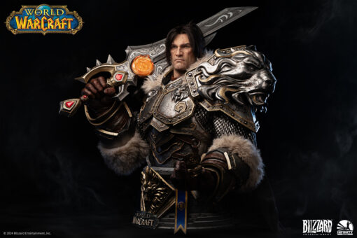 Infinity Studio X Blizzard Entertainment Varian Wrynn 1/1 Life-Size Bust - Image 16