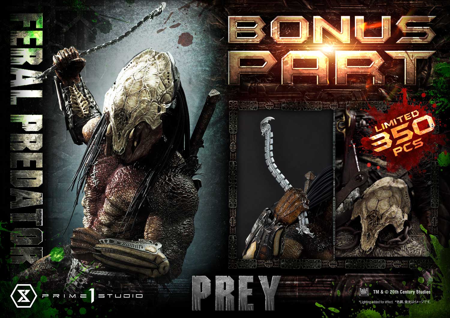 Museum Masteline Prey (Film) Feral Predator Deluxe Bonus Version - Prime1Studio - Image 32
