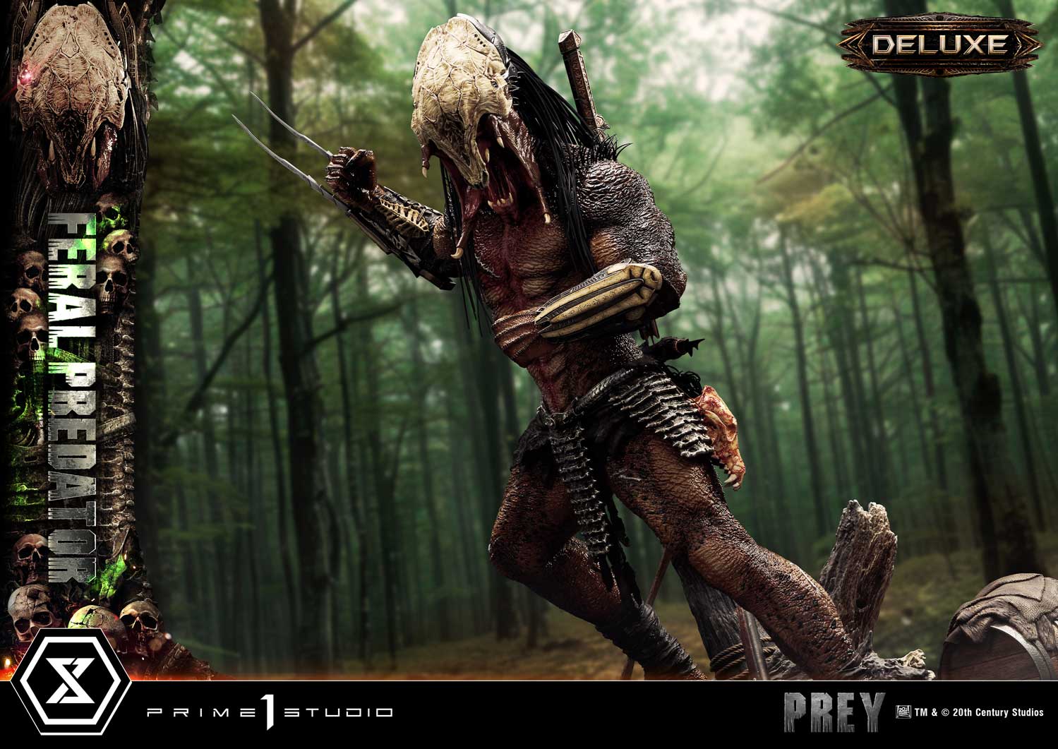 Museum Masteline Prey (Film) Feral Predator Deluxe Bonus Version - Prime1Studio - Image 18