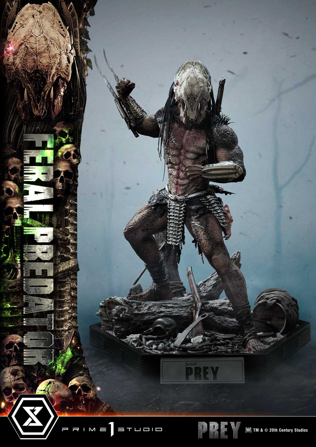 Museum Masteline Prey (Film) Feral Predator Deluxe Bonus Version - Prime1Studio - Image 2