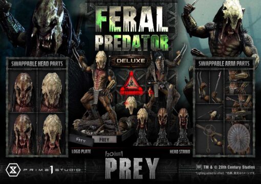 Museum Masteline Prey (Film) Feral Predator Deluxe Bonus Version - Prime1Studio - Image 16