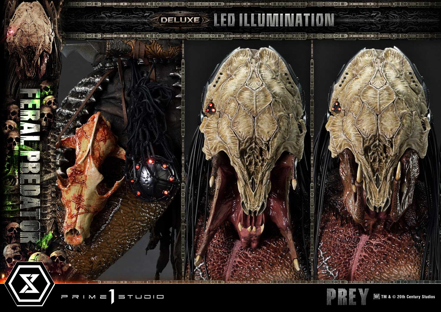 Museum Masteline Prey (Film) Feral Predator Deluxe Bonus Version - Prime1Studio - Image 15