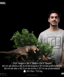 Alternative view of T-Rex Chase Statues Demi Art Scale 1/20 by Iron Studios