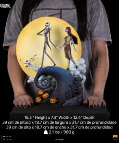 Alternative view of Jack and Sally Deluxe 1:10 Scale Statue by Iron Studios