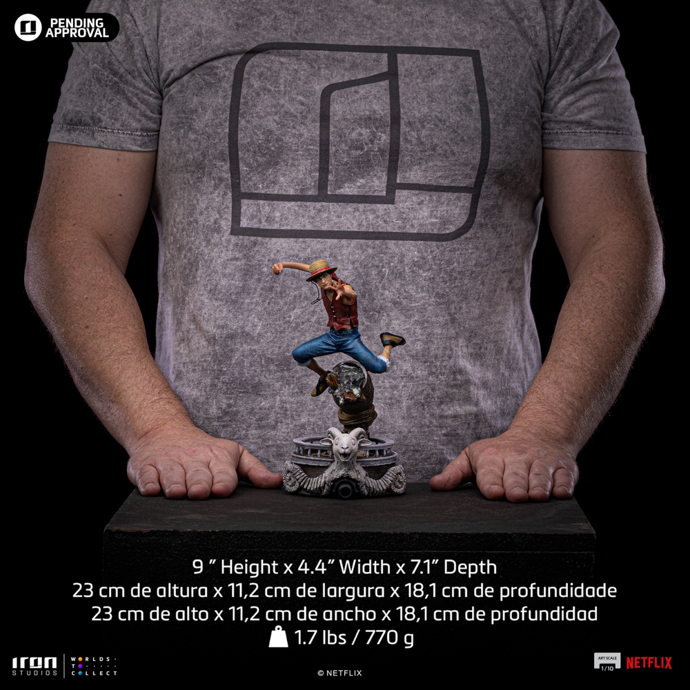 Luffy 1:10 Scale Statue by Iron Studios - Image 2