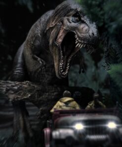 T-Rex Chase Statues Demi Art Scale 1/20 by Iron Studios