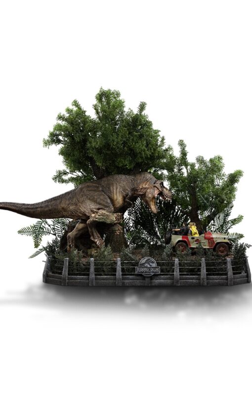 T-Rex Chase Statues Demi Art Scale 1/20 by Iron Studios - Image 19