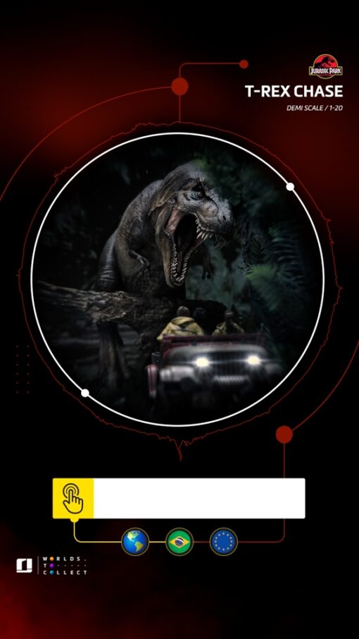 T-Rex Chase Statues Demi Art Scale 1/20 by Iron Studios - Image 21