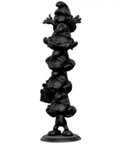 Plastoy Collectible Figure The Smurfs Column Black