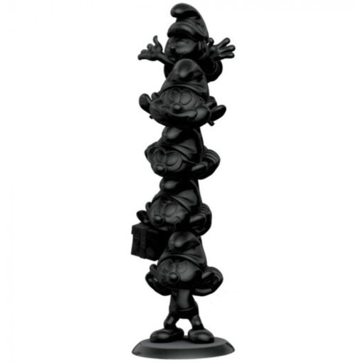 Plastoy Collectible Figure The Smurfs Column Black