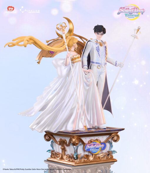 "Sailor Moon Eternal" Queen Serenity & King Andromeda 1/6 collectible statue "Eternal Chapter" - Light-Year Studio - Image 6
