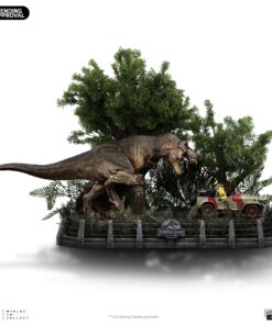 T-Rex Chase Statues Demi Art Scale 1/20 by Iron Studios - Image 22