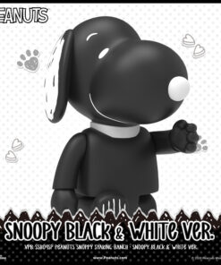 Beast Kingdom VPB-SSB04SP Peanuts Snoopy SYAKING-BANG!! : Snoopy Black & White Ver. - Image 8