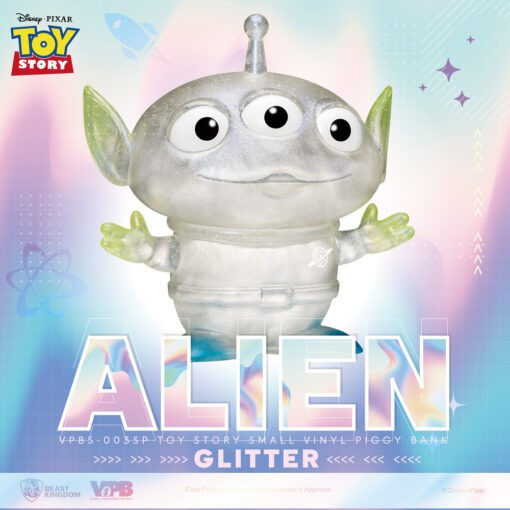 VPBS-003SP Toy Story Small Vinyl Piggy Bank: ALIEN Pearl Ver. - Image 6