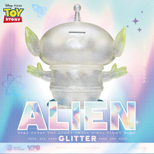 VPBS-003SP Toy Story Small Vinyl Piggy Bank: ALIEN Pearl Ver. - Image 4