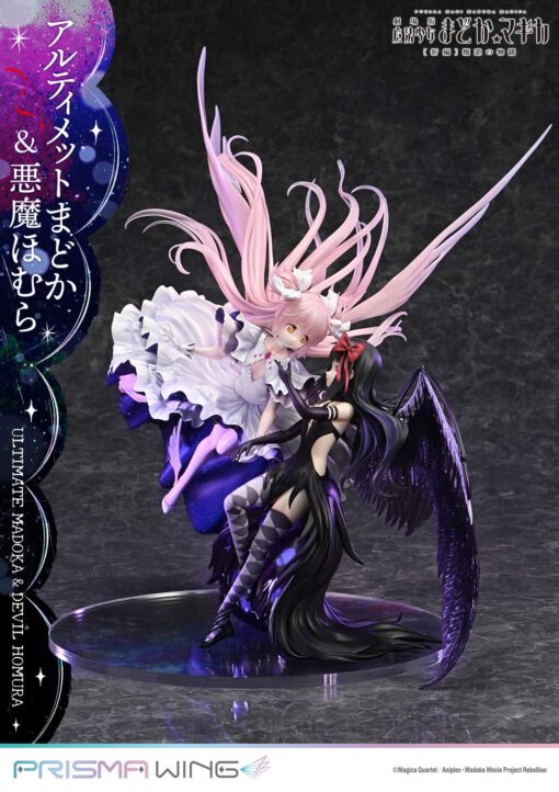 PRISMA WING Puella Magi Madoka Magica The Movie -Rebellion- Ultimate Madoka & Devil Homura 1/7 Scale Pre-Painted Figure - Prime1Studio