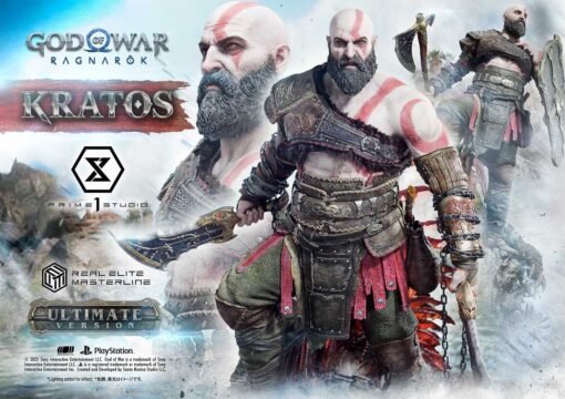 Real Elite Masterline God of War: Ragnarok Kratos Ultimate Bonus Version - Prime1Studio - Image 33