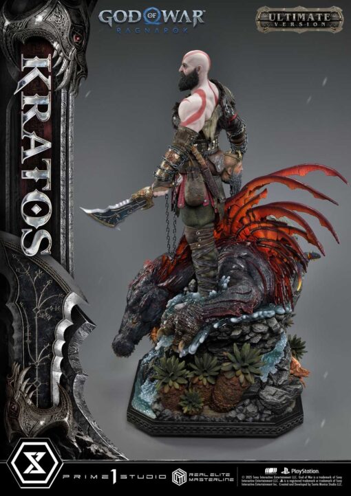 Real Elite Masterline God of War: Ragnarok Kratos Ultimate Bonus Version - Prime1Studio - Image 18