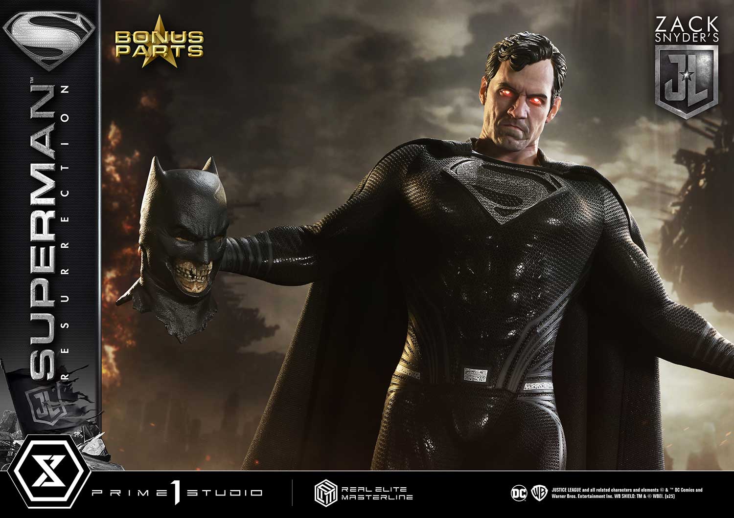 Real Elite Masterline Justice League (Film) Superman ‘’Resurrection’’ Zack Snyder’s Justice League Deluxe Bonus Version by Prime1Studio - Image 24