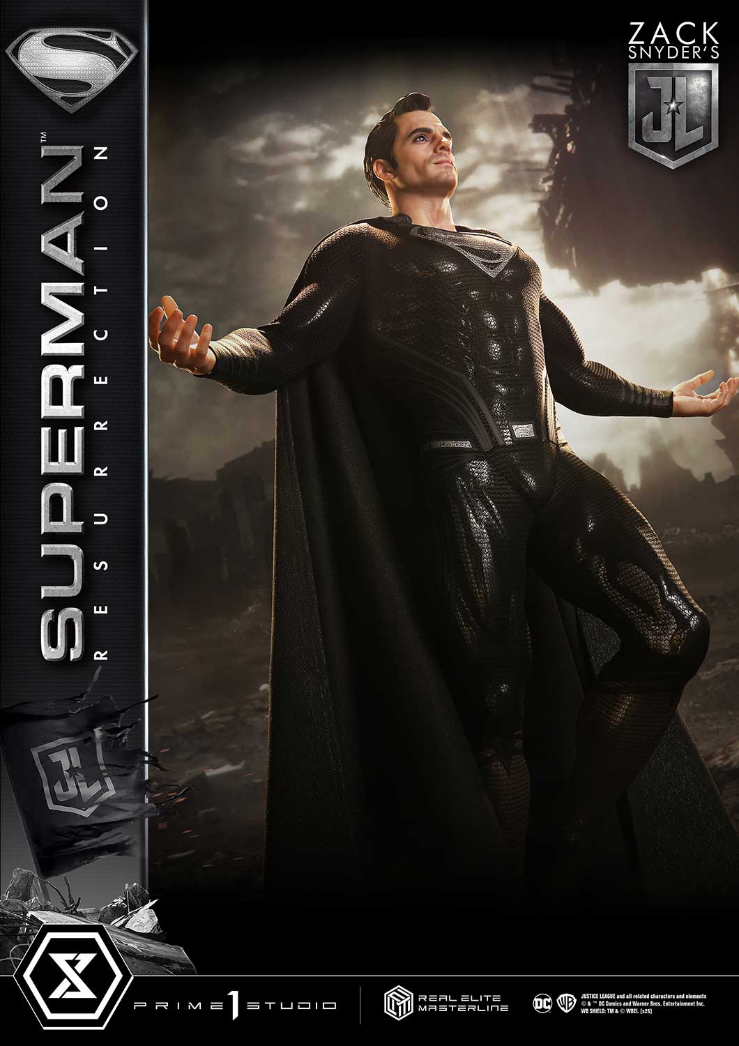 Real Elite Masterline Justice League (Film) Superman ‘’Resurrection’’ Zack Snyder’s Justice League Deluxe Bonus Version by Prime1Studio - Image 10