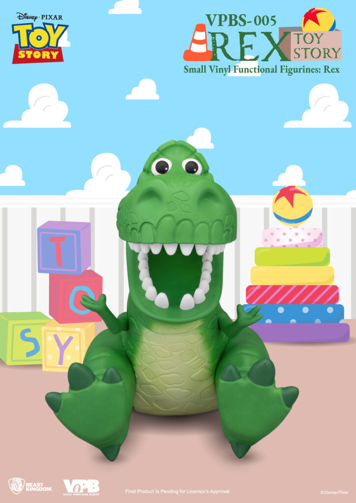 Toy Story Small Vinyl Functional Figurines: Rex – Beast Kingdom ...