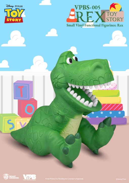 Toy Story Small Vinyl Functional Figurines: Rex - Beast Kingdom
