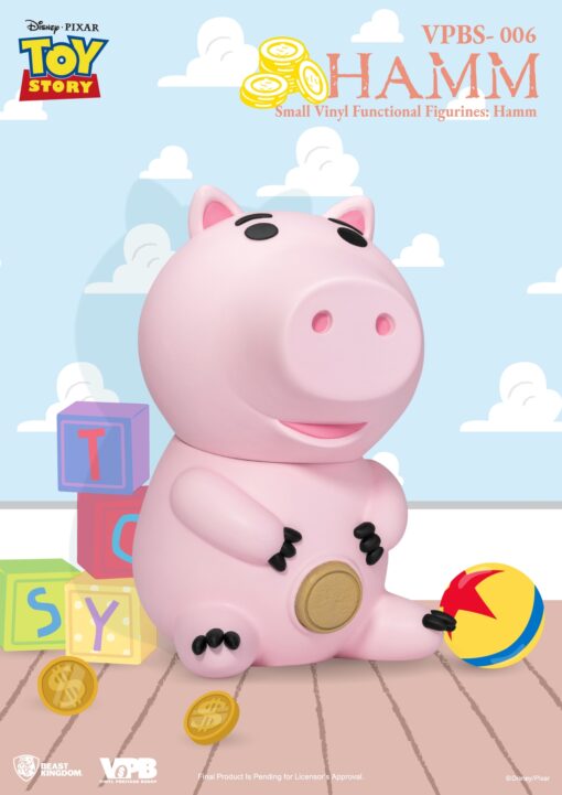 Toy Story Small Vinyl Piggy Bank: Hamm - Beast Kingdom - Image 4