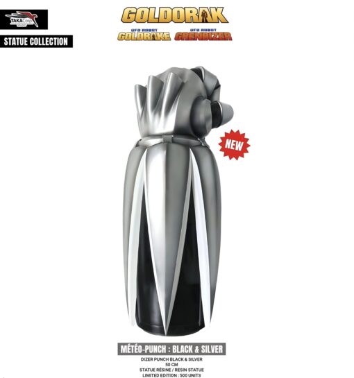 The Dizer Punch Silver & Black Statue by Plastoy & Taka Corp Studio ( UFO Robot Grendizer)