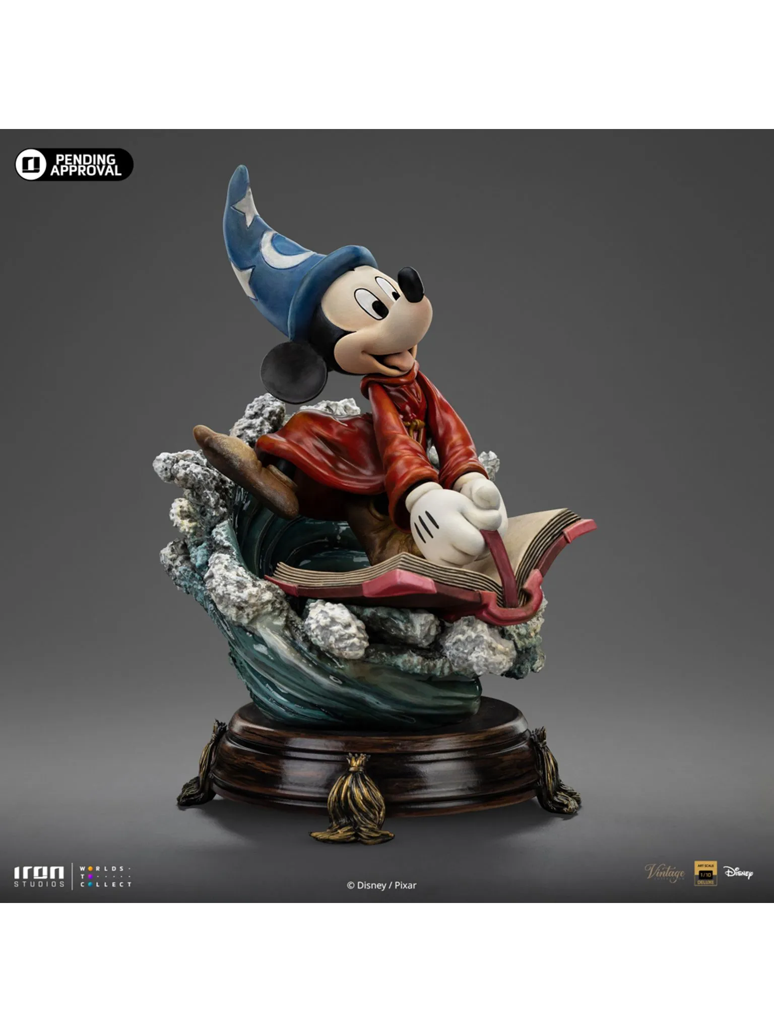 Statue Sorcerer Mickey - Disney Classics - Vintage Collection - Iron Studios - Image 11