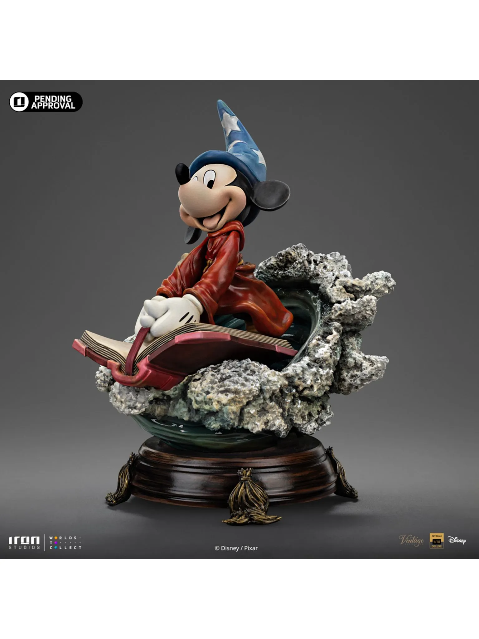 Statue Sorcerer Mickey - Disney Classics - Vintage Collection - Iron Studios - Image 10