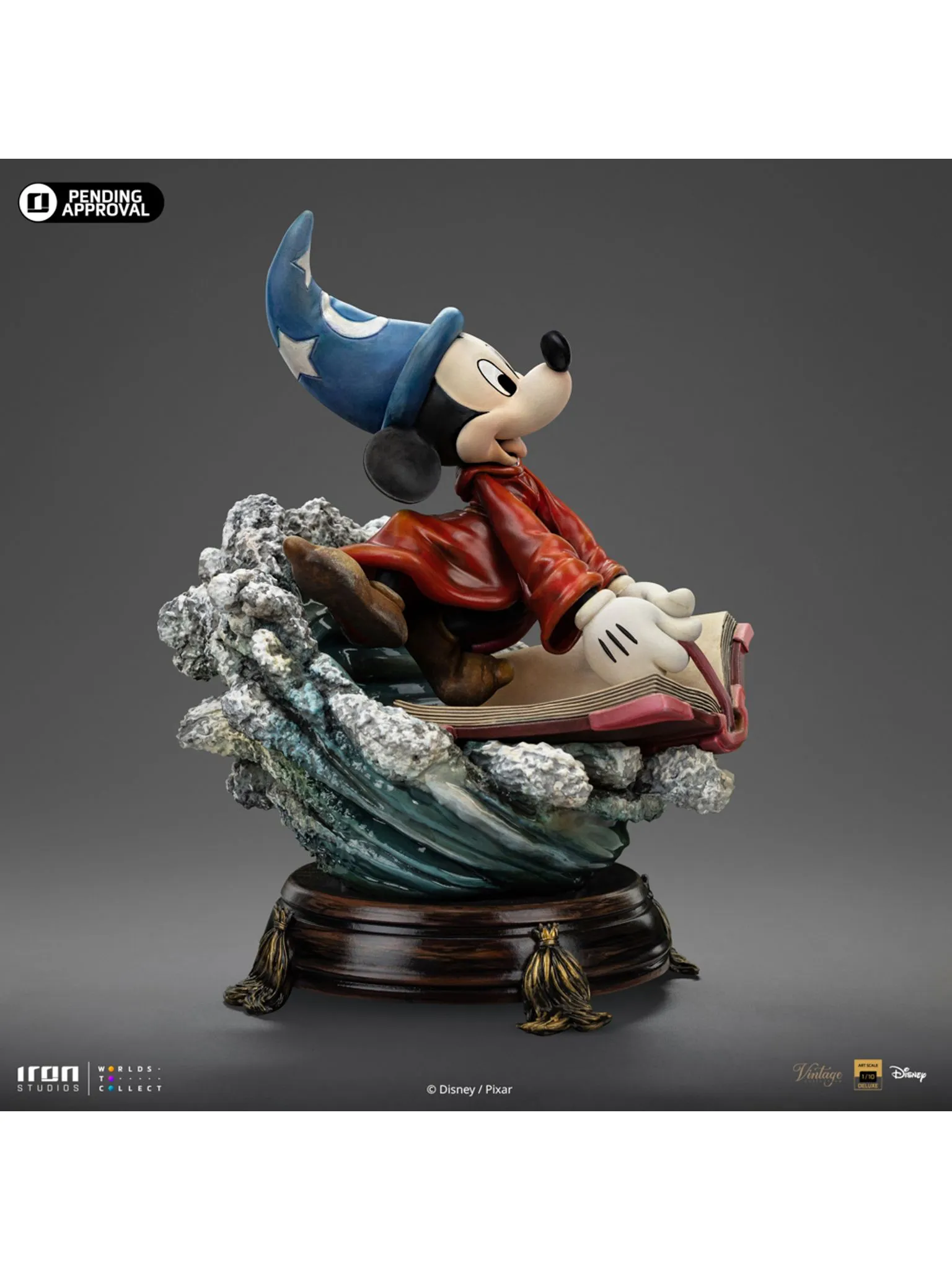 Statue Sorcerer Mickey - Disney Classics - Vintage Collection - Iron Studios - Image 8