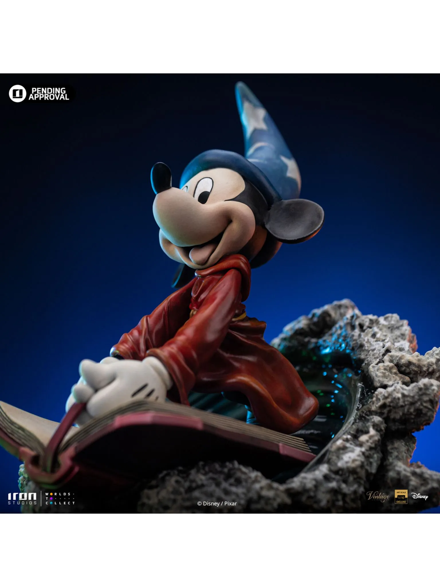 Statue Sorcerer Mickey - Disney Classics - Vintage Collection - Iron Studios - Image 4