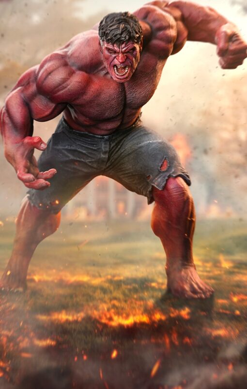 Statue Red Hulk - Brave New World - Art Scale 1/10 - Iron Studios - Image 18