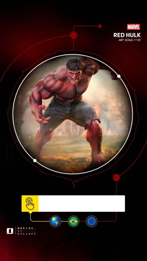 Statue Red Hulk - Brave New World - Art Scale 1/10 - Iron Studios - Image 19