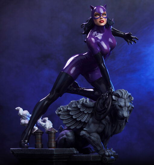 Catwoman (Purple Edition) Quarter Scale Maquette - Tweeterhead - Image 15