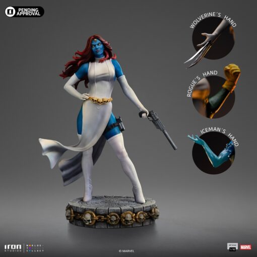 Mystique 1:10 Scale Statue by Iron Studios - Image 3