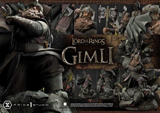 The Lord of the Rings: The Two Towers (Film) Gimli Bonus Version - Prime1Studio - Image 15