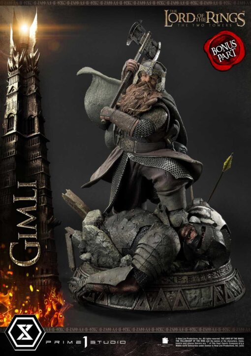 The Lord of the Rings: The Two Towers (Film) Gimli Bonus Version - Prime1Studio - Image 2